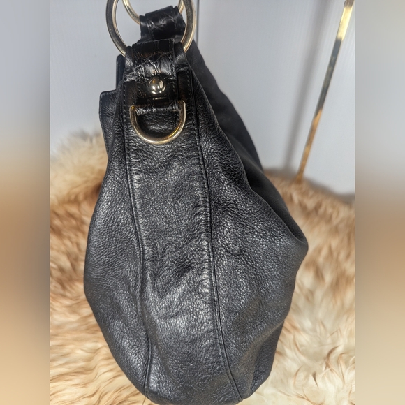 Gucci G Wave Medium Shoulder Bag in Black Pebbled Leather /Prie Firm** - Picture 9 of 13